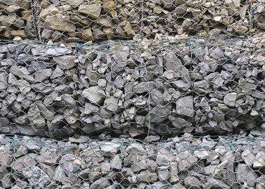 Gaiola galvanizada da pedra de Gabion para a proteção da erosão e o solo da retenção
