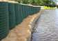 Verde ou barreiras de Brown Hesco para a parede de retenção militar da proteção/controlo de cheias