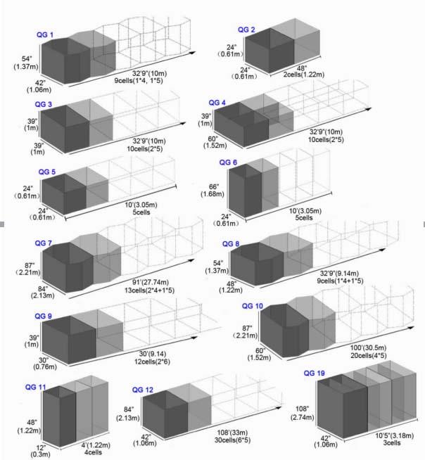Sistema de barreira de bastião defensivo de arame de ferro galvanizado 3,0 mm 50x50 mm 1