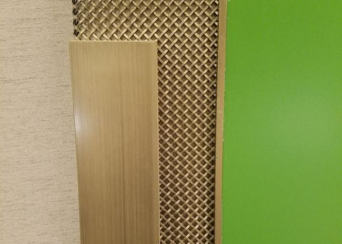 Malha frisada decorativa do metal para a mobília
