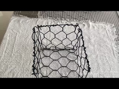 Caixas de gabião galvanizadas revestidas com PVC para estabilização e proteção