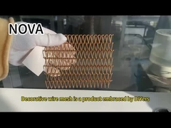 Alumínio Flexível Apertura Resistência à Corrosão Resistente Decorativa malha de arame