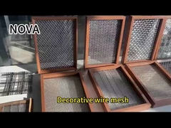 Bronze de grande resistência decorativo de pano de fio da prova durável da oxidação