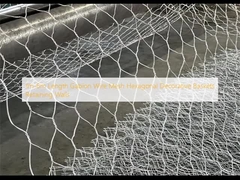 1m-6m comprimento Gabion Wire Mesh Hexagonal cestos decorativos paredes de apoio