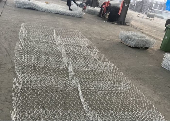 O mergulho quente pesado  Gabion Stone Wall galvanizou o uso hidráulico dos trabalhos