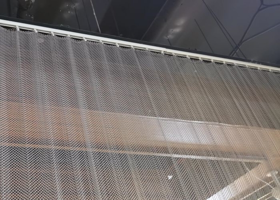 Metal arquitetónico metal decorativo tecido Mesh Curtain da cortina da bobina do metal
