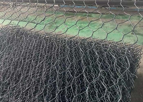 O PVC 60mmx80mm verde amigável de ECO revestiu o fio Mesh For Slope Paving de Gabion
