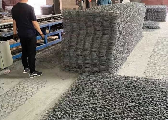 colchões galvanizados 4.0mm de Gabion 60x80mm Mesh Size