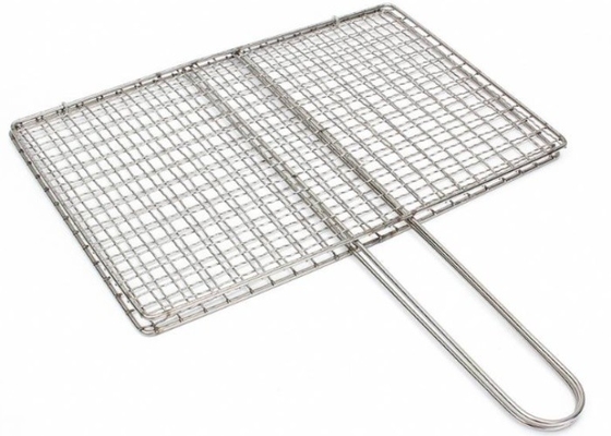 Grade de pouco peso Mesh High Heat Resistance Round 304 do assado de aço inoxidável