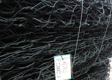 Resistência de abrasão excelente da resistência à tração da rede de arame pesada de Gabion