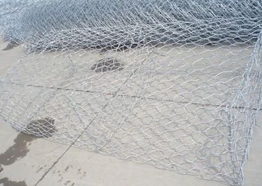 Galfan revestiu cestas de Gabion do metal, a instalação fácil tecida das cestas de Gabion