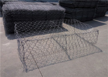 Caixas de gabião reforçadas de arame galvanizado hexagonal itar com arame Selvedge de 3,4 mm