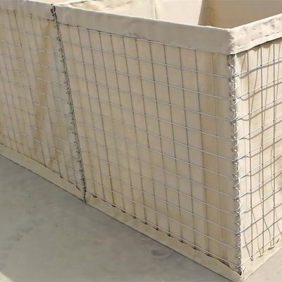 Galvanizado Soldado Barreira do Exército itar Parede de areia Defensiva Segurança itar Gabion Box