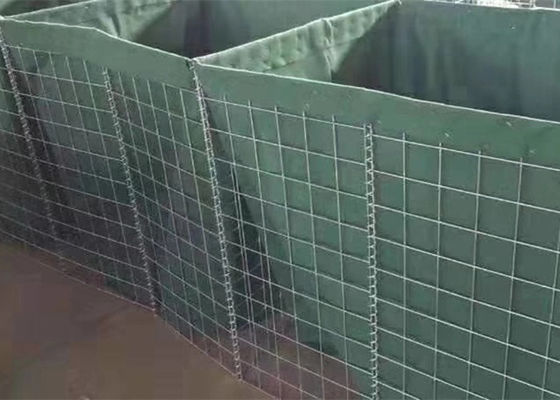 Galvanizado Soldado Gabion itar Caixa de Segurança itar Barreira Defensiva Com Areia
