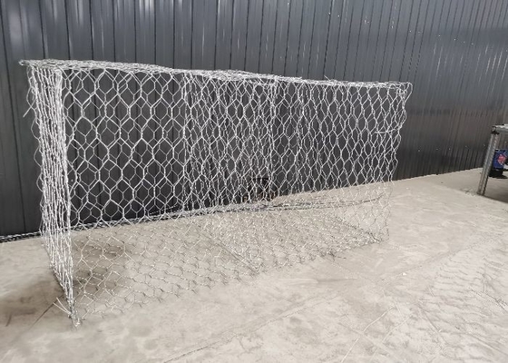 Tensão alta galvanizada mergulhada quente Gabion Mesh Cage For River Reconstruction