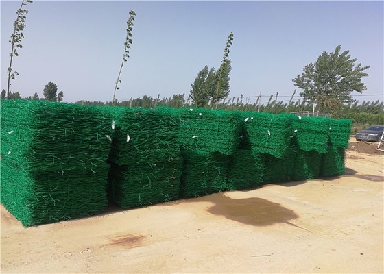 Cestas de Gabião de Metal Revestidas em Pvc Proteção Galvanizada Pesada de Terraplenagem