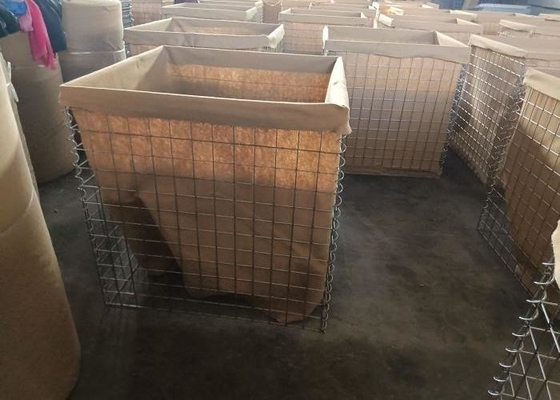 Segurança e paisagismo feito fácil Caixa de gabião soldada Barreiras itares defensivas 76,2 x 76,2 mm 4,0 mm
