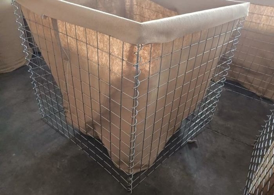 Barreiras de areia de ferro galvanizado resistentes e fáceis de instalar