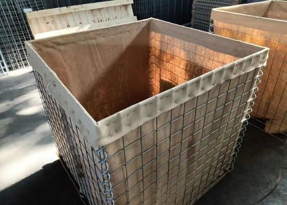 76.2*76.2mm Tamanho do buraco Barreira de gabião para proteção ecológica