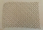 Anel de 1,0 mm de diâmetro latão tecido malha de arame de metal restaurante retardante de chamas decorativo