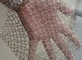 Painéis de malha de arame de latão com espessura de 1-2 mm para decoração de hotel