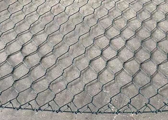 Fio galvanizado de prata Mesh For Retaining Wall System de Gabion 80mmx100mm