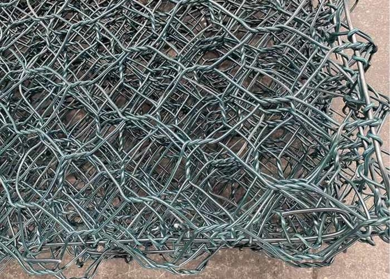 Fio Mesh For River Course Protection da tensão alta 60x80mm 2.4mm Gabion de Galfan