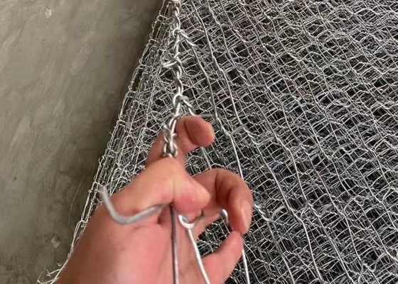 cestas revestidas/galvanizadas do Pvc de 2.8mm de Gabion oxidam resistência