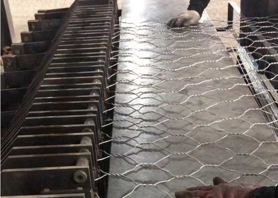 Sextavado amigável de Eco das cestas de Gabion do metal de Gray Color High Strength 3.0mm