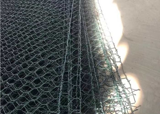 220-240g/M2 zincam revestiram o colchão de Gabion escuro - verde