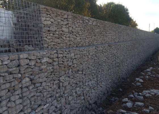 Mesh Gabions For Slope Protection soldado anti oxidação galvanizado