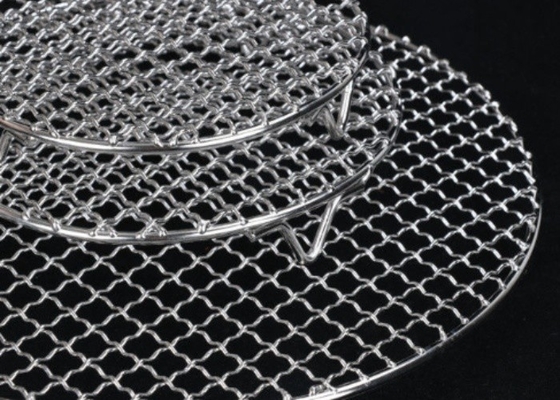 Grade de pouco peso Mesh High Heat Resistance Round 304 do assado de aço inoxidável