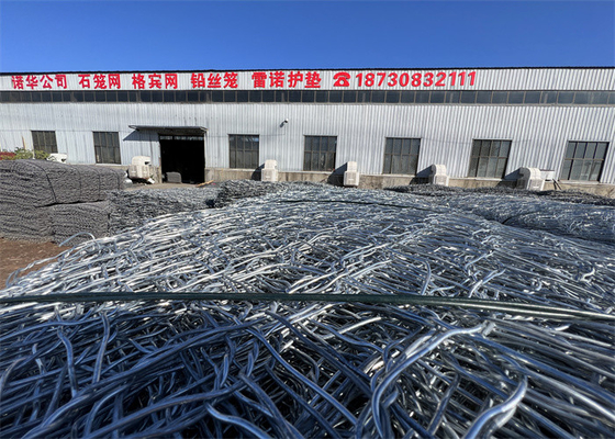 1m-2m Largura Caixa de gabião galvanizado 80x100mm Tamanho da malha