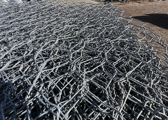 Caixa de gabião galvanizado / revestido de PVC