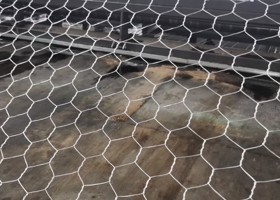 Cesto de gabião galvanizado 2x1x1m Malha de aço de fio duplo torcido 2,7mm