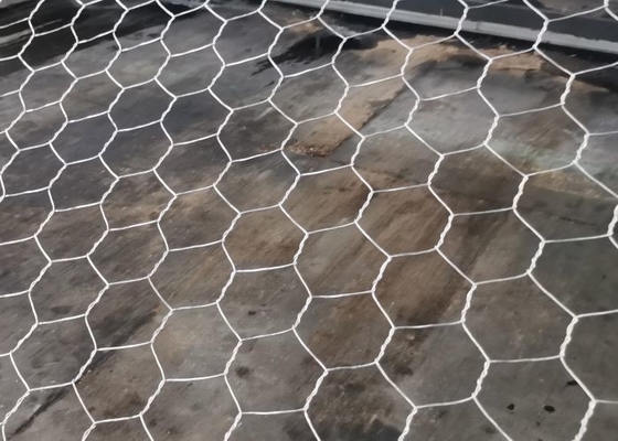 1m*1m*2m Alta resistência à tração PVC revestido de polímeros Gabion Wire Mesh Rock Cage