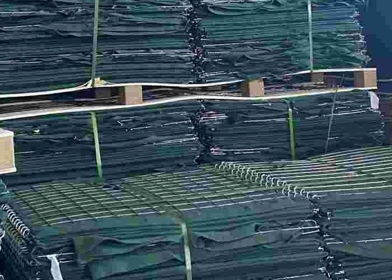 Painel de arame galvanizado econômico Barreira itar Padronizavel Painéis de arame galvanizado espiral de 4 mm