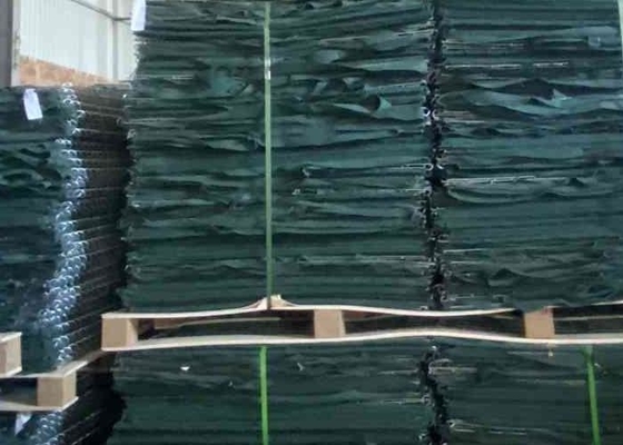 5.0mm malha de fio revestido de zinco painel de fio Barreira itar para soluções de segurança temporárias