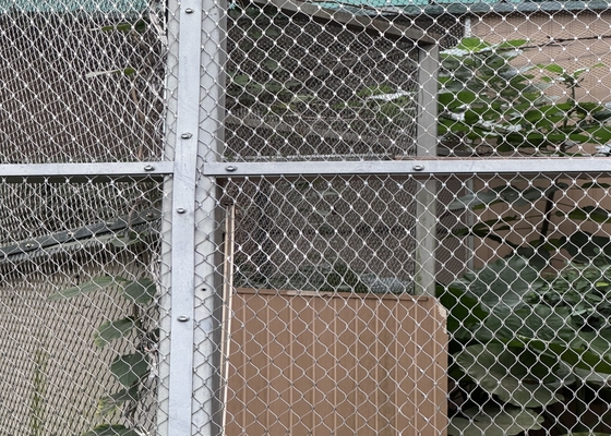 2mm Diâmetro de fio 304L rede de corda de aço inoxidável para animais de zoológico
