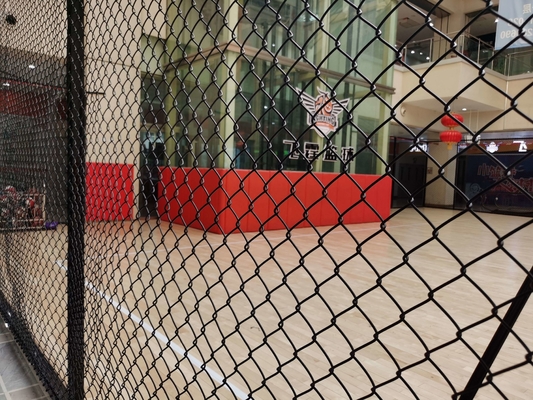 150 g/m2 Revestimento Romboide Chain Link Fence Mesh 3mm OD