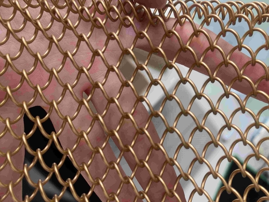 Cortina decorativa de cozimento de Mesh Shiny Silver Metal Coil do fio do verniz
