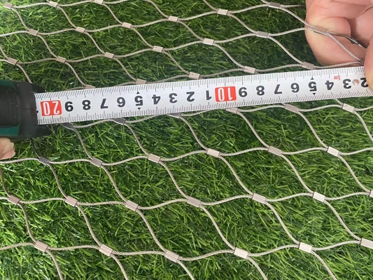 Rede de cordas de aço inoxidável 304 ️ Malha de cabo durável para pássaros e plantas, ideal para criação de aves de capoeira, segurança no jardim e campos de futebol