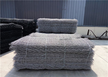 2x1x0,5m aço galvanizado rede de gavião de arame hexagonal 100x120mm 230g/m2