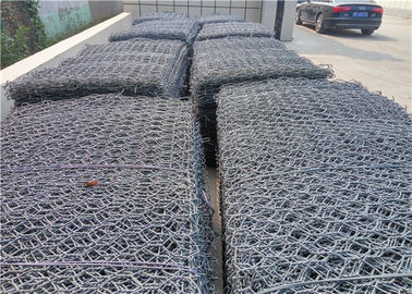 Caixas de gabião galvanizadas personalizáveis com alta resistência à tração e diâmetro de 0,6 m