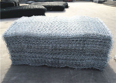 2x1x0,5m aço galvanizado rede de gavião de arame hexagonal 100x120mm 230g/m2