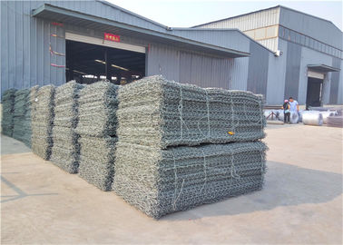 Eco Amigável Galvanizado de fio Gabion cesta PVC revestido Método de construção fácil Controle de inundações Gaibon Cestas
