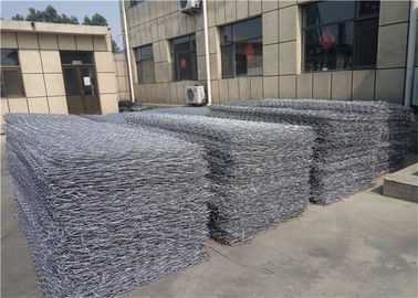 Cestas galvanizadas de Gabion do mergulho quente, terraplenagem de grande resistência da proteção de inundação