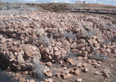 A parede provisória da rocha de Gabion da proteção de inundação prende uma resistência à tração de 380 MPa