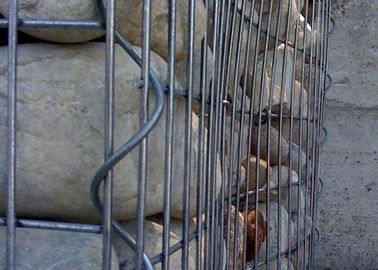 Galfan revestiu as cestas de aço de Gabion que ajardinam a estrutura rígida de grande resistência