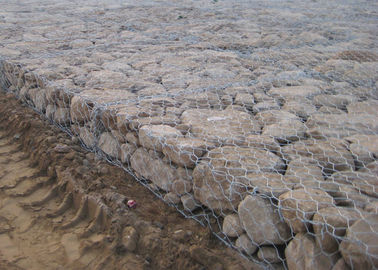 O colchão galvanizado pesado/Galfan de  Gabion revestiu a malha soldada Gabions